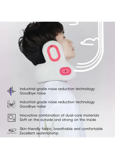 Neck Massager Red Light Hot Compress Massager Sleep Noise Reduction U Shape Neck Pillow with Music ST-370 