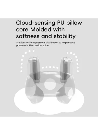 Neck Massager Red Light Hot Compress Massager Sleep Noise Reduction U Shape Neck Pillow with Music ST-370 