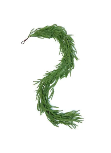 1.2m Artificial Pine Garland Cedar Vine Garland for Stairs, Fireplace, and Window Decoration Realistic Faux Pine Branches