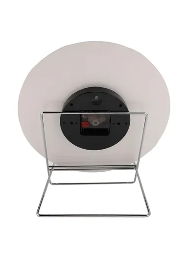 12 inch Sunset Wall Clock with Bracket Battery Operated Gradient Glass Silent Clocks for Home (No Battery) - Pink / Number