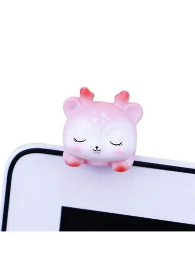 Mini Resin Figurine Desktop Decoration Cute Figure Ornament for Computer Monitor / TV / Car Display 2473 - Deer