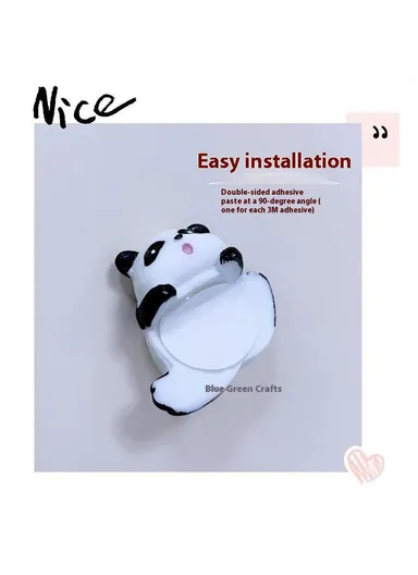 Creative Desktop Screen Monitor Decoration Cute Animal Figurine Ornament for Computer TV Display - Bear