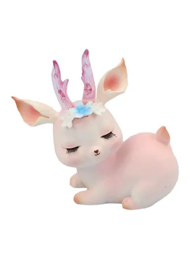 Nordic Style Deer Figurine Ornament Cute Resin Figure Crafts for Home / Office Decor - 5D - 2573