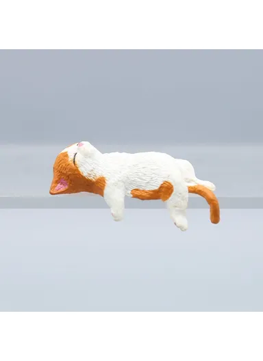 Cute Cat Figurine Desk Ornament Figure Cup Lid Decor Computer Decoration for Home  /  Office  /  Car - Cat 5 / Secondary