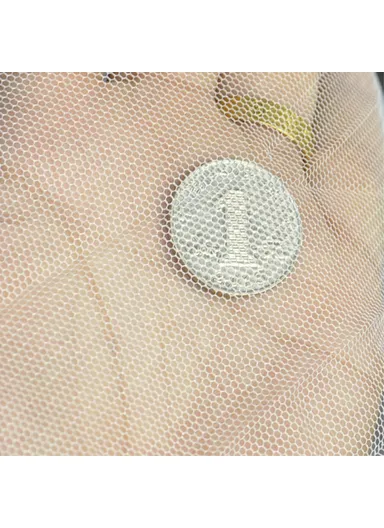 Breathable Polyester Mosquito Net Bed, Home Bed Canopy Curtain (D60 x H250)cm - Purple