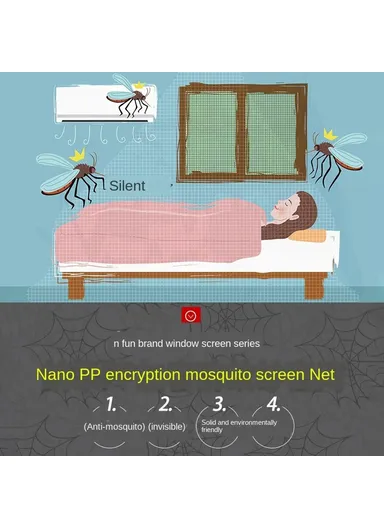 Fiberglass Insect Screen Mesh Easy Install Window Net For DIY Home &amp; Outdoor Use - White