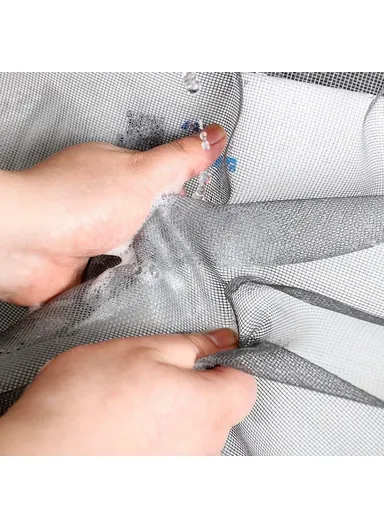 Fiberglass Insect Screen Mesh Easy Install Window Net For DIY Home &amp; Outdoor Use - White