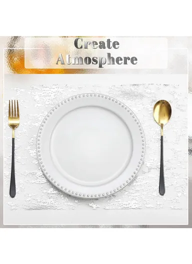 28 x 275cm Gold Foil Mesh Tablecloths Light Luxury Table Runner for Party Wedding Decoration - Rose