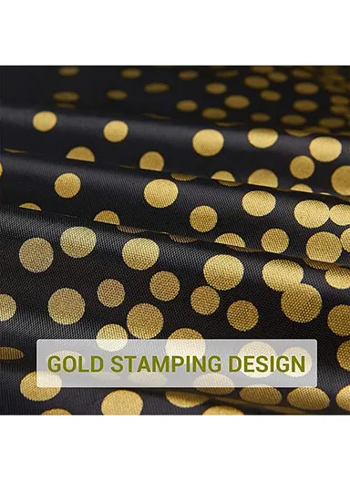 Rectangular Event &amp; Outdoor Activity Tablecloth, Disposable Waterproof Oilproof PEVA Table Mat (L274xW137)cm - Black