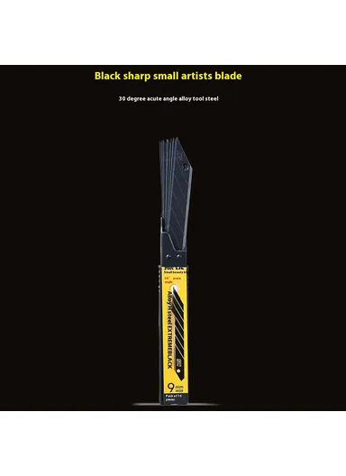 30° Zinc Alloy Utility Knife Blade 9mm Long-Lasting Durability Precision Craft Cutter for Paper / Film Cutting