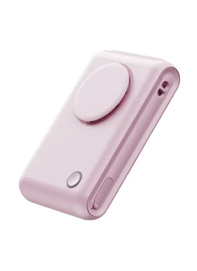 WT-F92 Personal Fan 2000mAh Rechargeable Turbo Waist Clip Cooling Fan for Outdoor Use - Pink