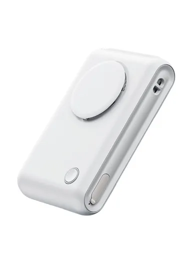 WT-F92 Personal Fan 2000mAh Rechargeable Turbo Waist Clip Cooling Fan for Outdoor Use - White