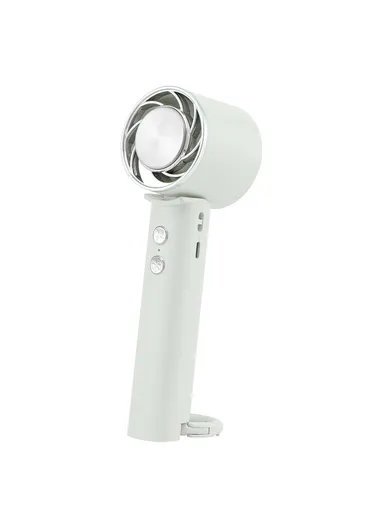 Portable Mini Cooling Fan, Cold Compress Handheld Foldable Fan with Carabiner WT15 - Light Green 