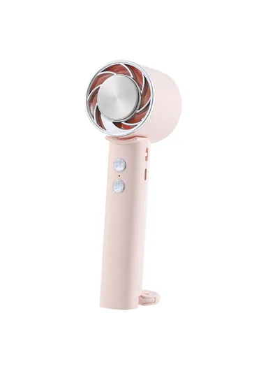 Portable Mini Cooling Fan, Cold Compress Handheld Foldable Fan with Carabiner WT15 - Pink