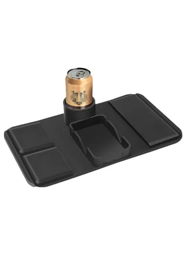 53x32cm Sofa Armrest Tray Silicone Cup Holder Chair Couch Recliner Remote Control Cellphone Organizer