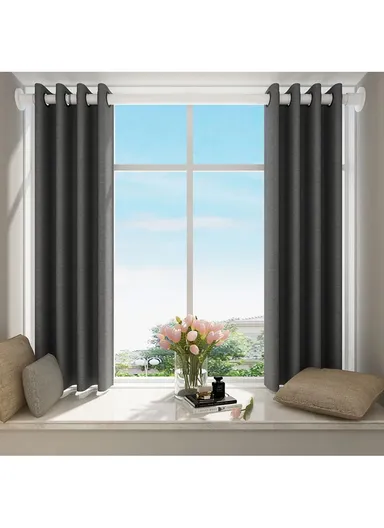 50cm-90cm Adjustable Anti-dust Multi-functional Shower Curtain Rod Windows Curtain Rods for Kitchen Bathroom Cupboard Wardrobe - White / Telescopic