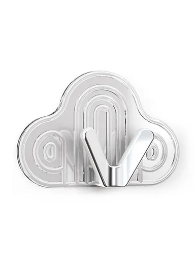 Nordic Cloud / Deer Antler Adhesive Hook Drill Free Hat Towel Hanger - Cloud / Transparent