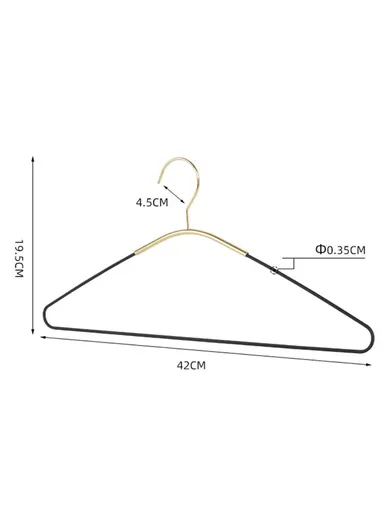 Hangers Space Saving Clothes Hanger Nordic Style Iron Art Hanger Heavy Duty Adult Hanger for Coat Suit Socking and Other Clothes