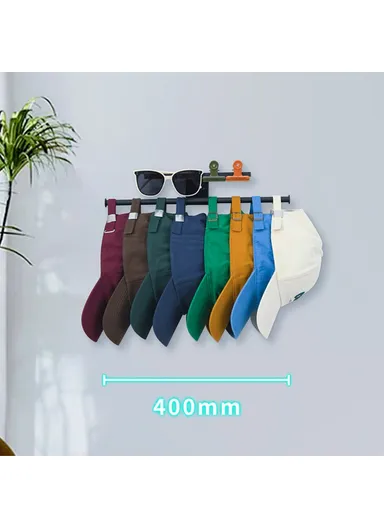 Carbon Steel Sun Hat Storage Rack Wall Mounted Hats Organizer Holders