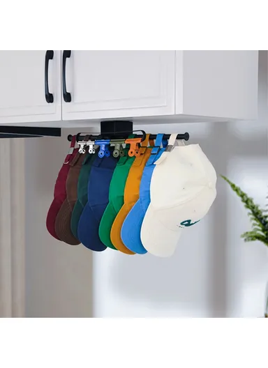 Carbon Steel Sun Hat Storage Rack Wall Mounted Hats Organizer Holders