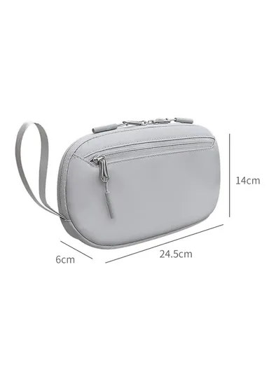 Electronics Organizer Travel Case Water Resistant Cable Organizer Bag, Size S SM15 - Light Green