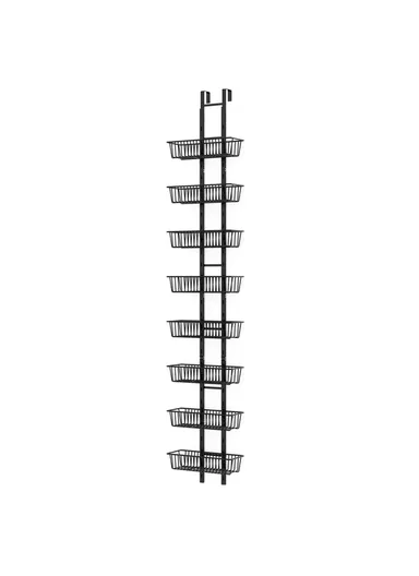 8-Tier Hanging Organizer Multi Layer Door Storage Rack No Drill Design for Kitchen, Bedroom, Bathroom
