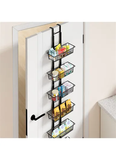 10-Tier Hanging Organizer Multi Layer Door Storage Rack No Drill Design for Kitchen, Bedroom, Bathroom