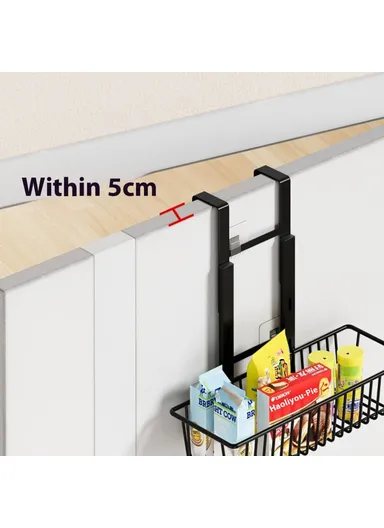 6-Tier Hanging Organizer Multi Layer Door Storage Rack No Drill Design for Kitchen, Bedroom, Bathroom