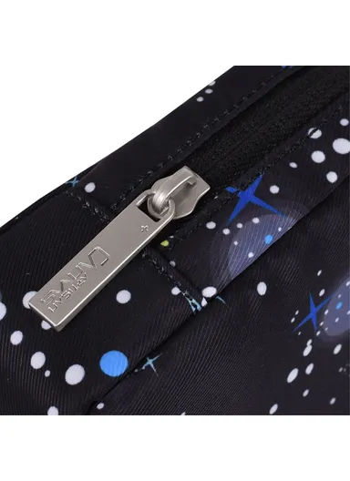 CANVASARTISAN H16-S11 Earphone Charger Mouse Pouch Starry Sky Pattern Storage Case Digital Accessories Storage Bag