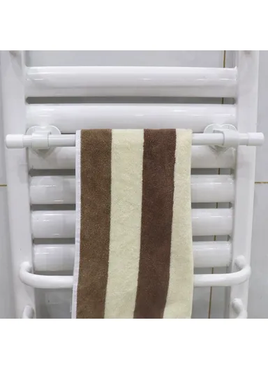 40cm Radiator Towel &amp; Clothes Dryer, Hanging Rack, Thickened Towel Holder Bar