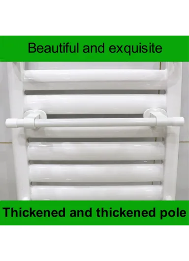 40cm Radiator Towel &amp; Clothes Dryer, Hanging Rack, Thickened Towel Holder Bar