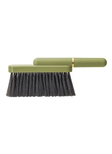 Hand Broom Brush, Bristle Cleaning Brush for Sweeping Car Bed Couch Desk Sofa A5542 - Green