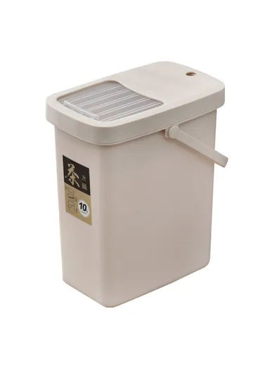 10L Tea Waste Bin, PP Filtration Bucket, Tea Leaves Sanitary Container with Lid &amp; Handle
