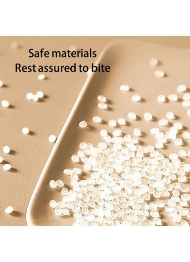 Baby Teething Toys Sensory Baby Chew Toys Teething Ball Teethers Toys Grasping Activities Baby Toys (No FDA, BPA-Free) - Navy Blue