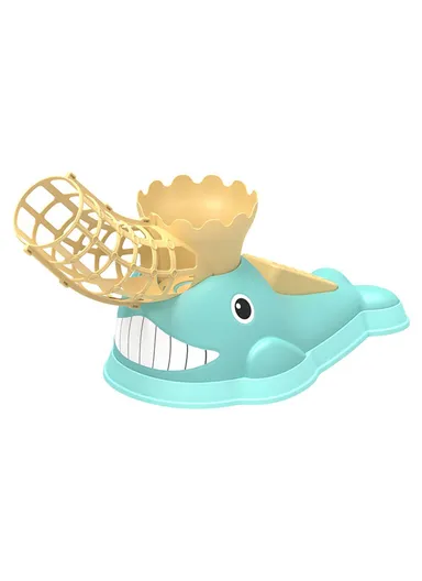 Kids Baseball Training Aids Foot-Activated Sports Automatic Baseball Launcher Toy with 3 Balls - Green