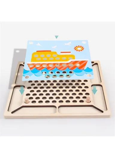 Chopsticks Clip Beads Educational Toy Hand Eye Coordination Concentration Training Toy