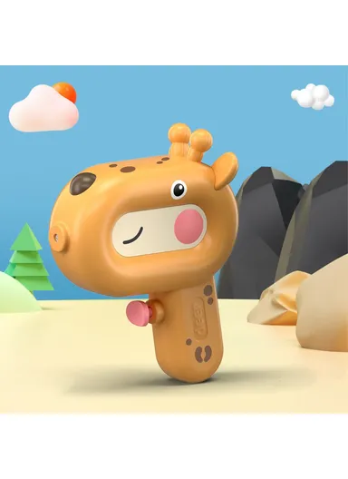 Cartoon Animal Water Gun Kids Toy 100ml Water Pistol for Outdoor Garden Beach Pool Party Favors - Brown Giraffe