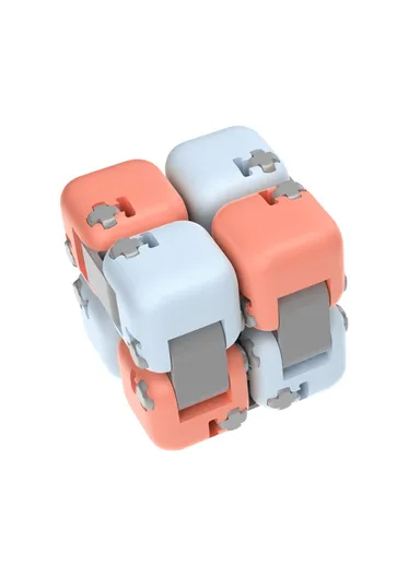 Fingertip Building Blocks Toys Finger Bricks Stress Relief Spinner Toy - Multicolor