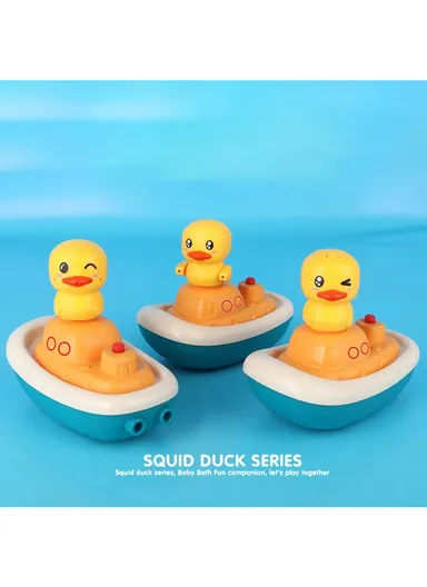 Electric Duck Baby Bath Toy with 3 Spray Modes &amp; Hand Shower Sprinkler Fun