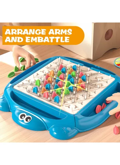 Chain Triangle Game, Interactive Triangle Chess Board Game, Educational Brain Teaser Strategy Toy