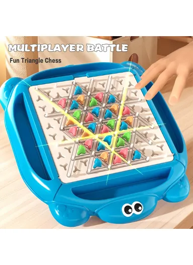Chain Triangle Game, Interactive Triangle Chess Board Game, Educational Brain Teaser Strategy Toy