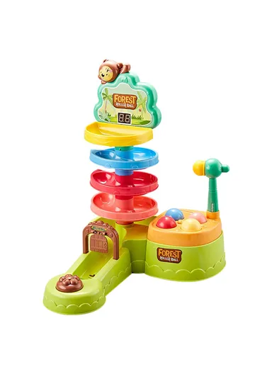 Children Scoring Hammer Ball Game Educational Whack-A-Mole Track Rolling Ball Tabletop Toy JSL711 