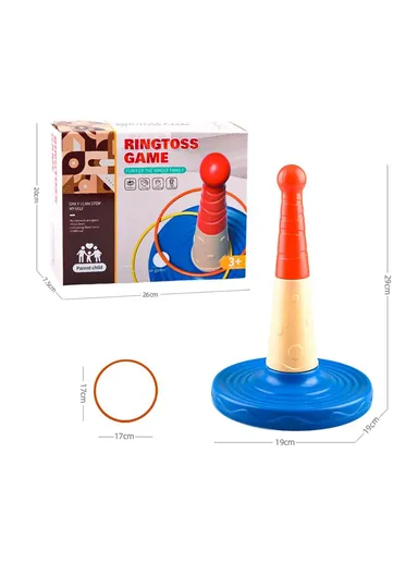 Children Throw Circle Game Stacking Toy Set Interactive Family Game Educational Skill Development 2410