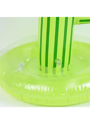 Summer Inflatable PVC Throwing Game Set Cactus Ring Toss Toy with 4 Rings Pool Party Family Fun
