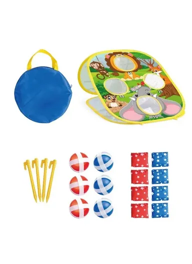 3 in 1 Kids Throwing Target Game Set Bean Bag Toss Game Toy with Sticky Balls (CE, ASTM, CPSIA, CPC, EN71) 2888-9 