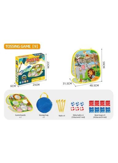 3 in 1 Kids Throwing Target Game Set Bean Bag Toss Game Toy with Sticky Balls (CE, ASTM, CPSIA, CPC, EN71) 2888-9 