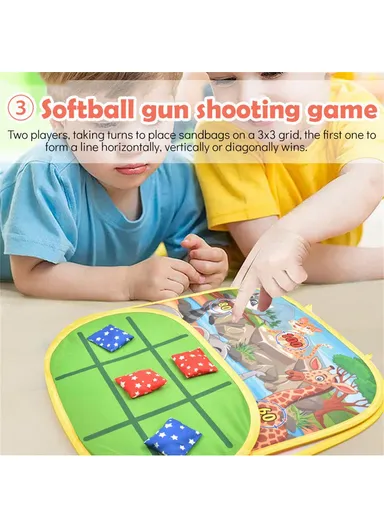 3 in 1 Kids Throwing Target Game Set Bean Bag Toss Game Toy with Sticky Balls (CE, ASTM, CPSIA, CPC, EN71) 2888-9 