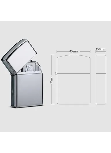 Electric Lighter 6 Arc Windproof USB Charging Flameless Igniter Smoking Candle Kitchen Accessories - Matte Black