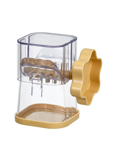 Nut Crusher Manual Peanut Paste Masher Dry Fruits Chocolate Chopper Kitchen Tool (Without FDA Certification) - Yellow