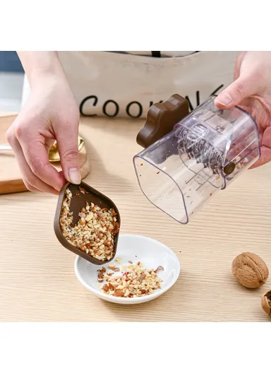 Nut Crusher Manual Peanut Paste Masher Dry Fruits Chocolate Chopper Kitchen Tool (Without FDA Certification) - Yellow